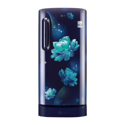 LG GL-D221ABCY 215 L 4 Star Inverter Direct-Cool Single Door Refrigerator (Blue Charm, Base Stand with Drawer)