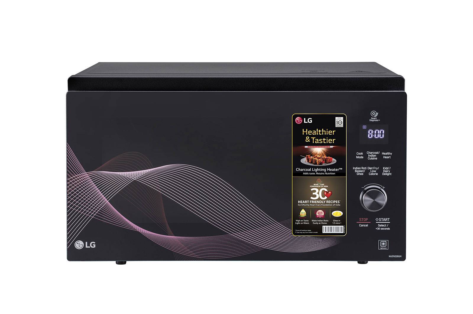 LG mjen326uh Microwave Oven front image