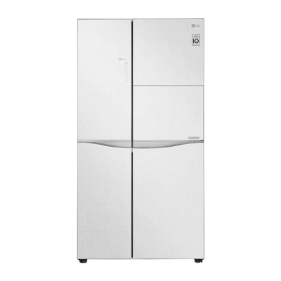LG GC-C247UGLW 675 L Wi-Fi Inverter Frost-Free Side-by-Side Refrigerator (White)