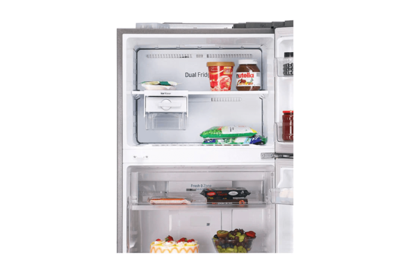 LG GL-T432FPZ3 437 L Double Door Refrigerator front open top image