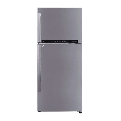 LG GL-T432FPZ3 437 L Frost Free Double Door 3 Star Convertible Refrigerator (Shiny Steel)