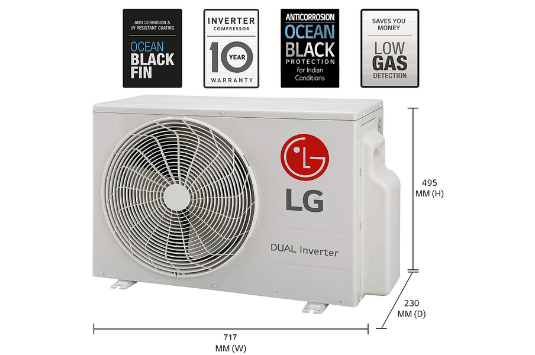 LG LS-Q12HNYA 1 Ton Inverter Split AC 2