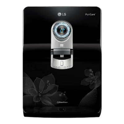 LG WW180EP 8 L Mineral Booster RO Multi-Stage Filtration with Dual Protection Water Purifier (Floral Black)