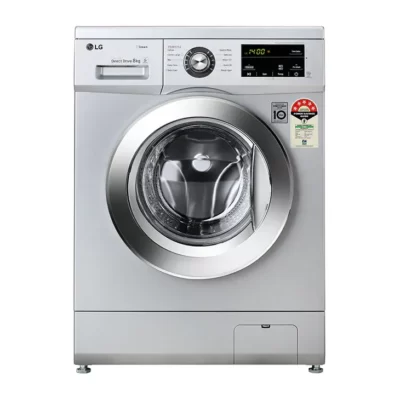 8Kg Front Load Washing Machine, Inverter Direct Drive, Luxury Silver