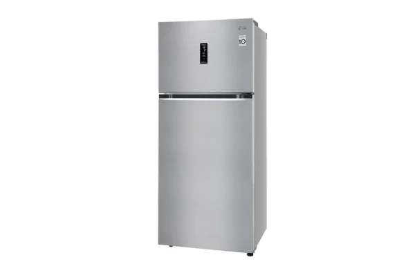 LG GL-T422VPZX.DPZZEBN 398L, 3 Star, Smart Inverter Compressor, Convertible, Wi-Fi, Door Cooling™, Shiny Steel Finish, Frost-Free Double Door Refrigerator - Image 2