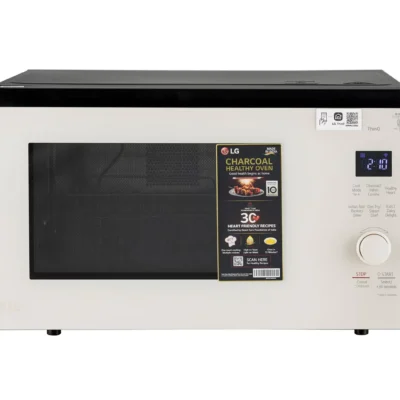 LG MJEN326SBW.DBKQILN 32 L Scan-To-Cook Charcoal Convection Microwave Oven with Charcoal Lighting Heater, Wi-Fi , Diet Fry