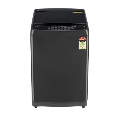 LG 8Kg Top Load Washing Machine, Smart Inverter Motor, Middle Black