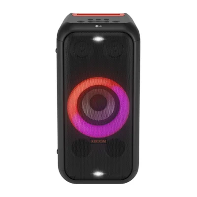 LG XBOOM XL5S 200W Bluetooth Party Speaker, Multi Color Ring Lighting & Double Strobe Lighting, 2.1 Channel, Black