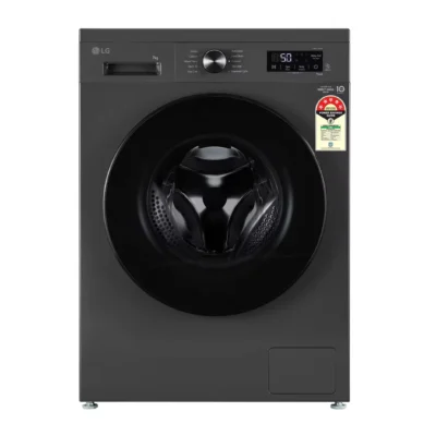 LG FHB1207Z4M 7KG Front Load Washing Machine, Inverter Direct Drive, Middle Black