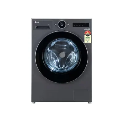 LG FX1412N9K 12Kg Front Load Washing Machine, AI Direct Drive, Digital Dial , Essence Black, 5 Star