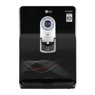 LG WW184ETB 8L RO+UV+UF+Mineral Booster Water Purifier with Steel Tank, Black