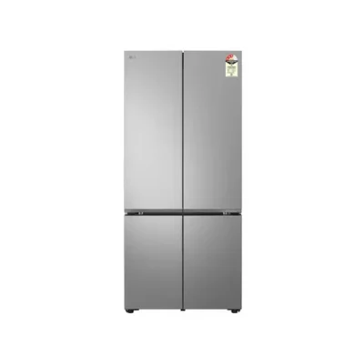 LG GV-B23FFLMB 610L French Door Refrigerator, Fresh Converter+, Wi-Fi Convertible, DoorCooling+™, Prime Silver Finish, 3 Star